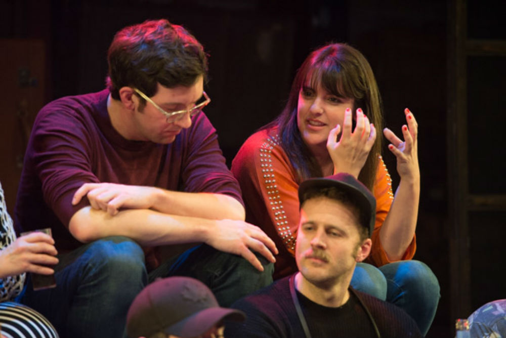 Producer Katy Lipson at my RAGS post-show Q&A at London's Park Theatre